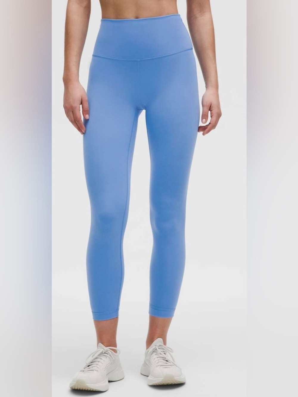Lululemon Blue Leggings Wunder Train High-Rise, Athletic. Hidden pocket. Sz 12